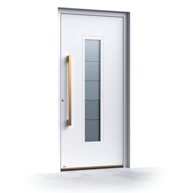 Ușă de intrare Pirnar Premium 1031, FS 9016 · PVD Copper Dusk