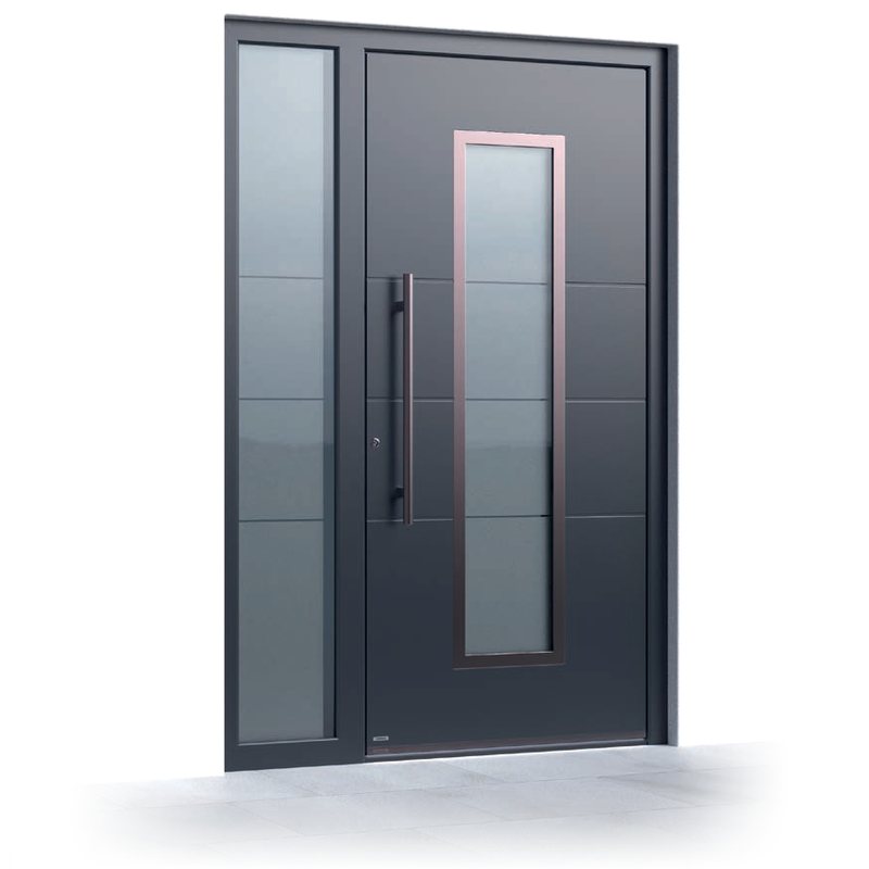 Ușă de intrare Pirnar Premium 2380, FS 7016 · PVD Mystic Bronze