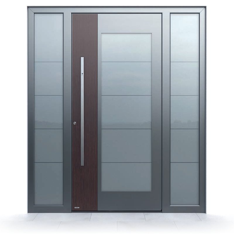 Ușă de intrare Pirnar Premium 0141, 70105 + decor lemn Black Oak