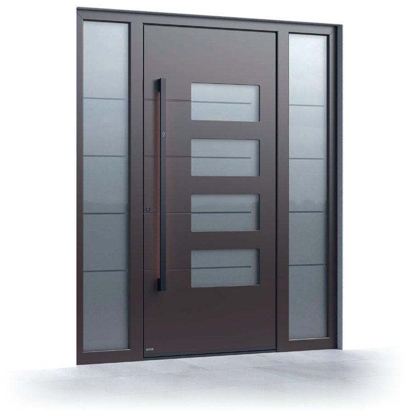 Ușă de intrare Pirnar Premium 1673, FS 8019 · PVD Volcanic Shadow