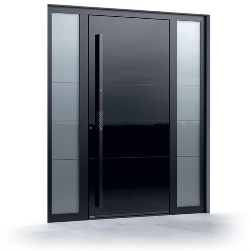 Ușă de intrare Pirnar Premium 6009, FS 9005 · PVD Volcanic Shadow