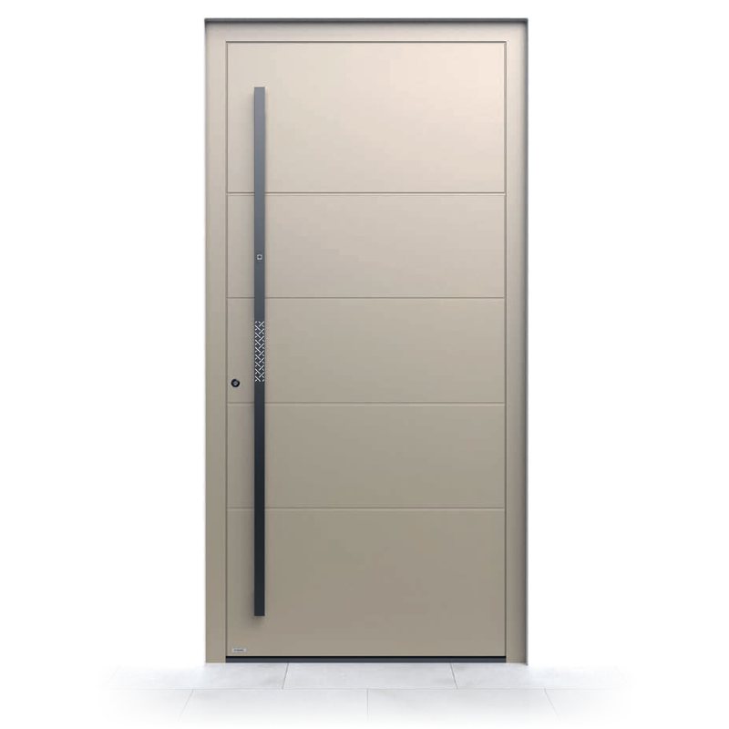 Ușă de intrare Pirnar Premium 1850, FS Quarz 2 · PVD Volcanic Shadow