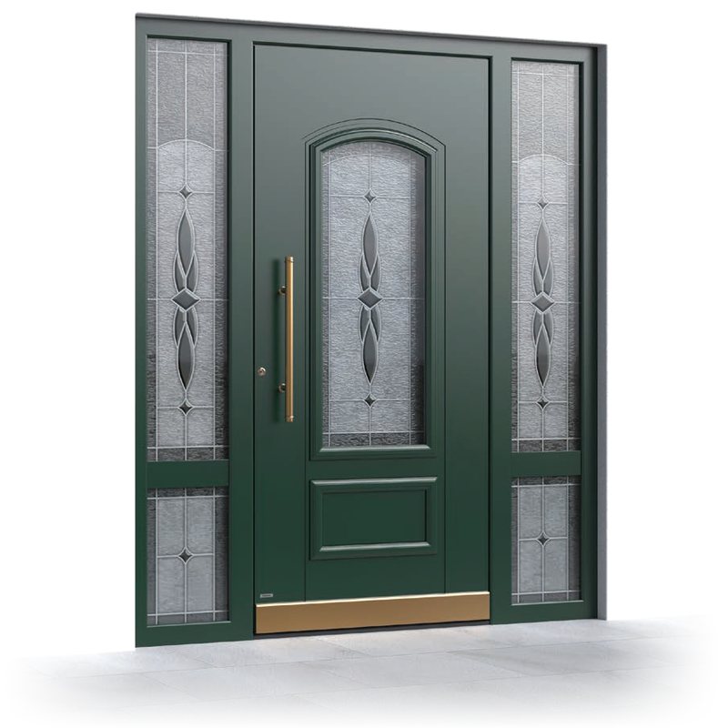 Ușă de intrare Pirnar Premium 3142, FS 6005 · PVD Copper Dusk