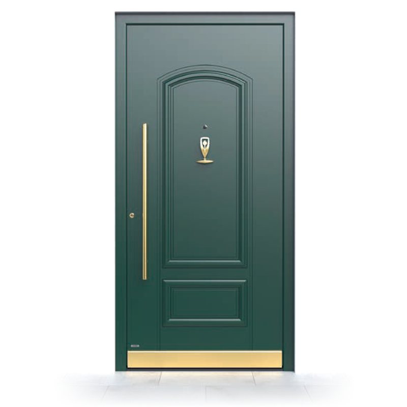 Ușă de intrare Pirnar Premium 3200, FS 6005 · PVD Golden Honey