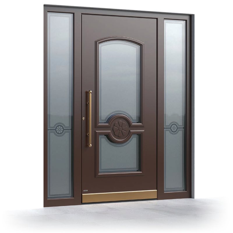 Ușă de intrare Pirnar Premium 3270, FS 8016 · PVD Copper Dusk