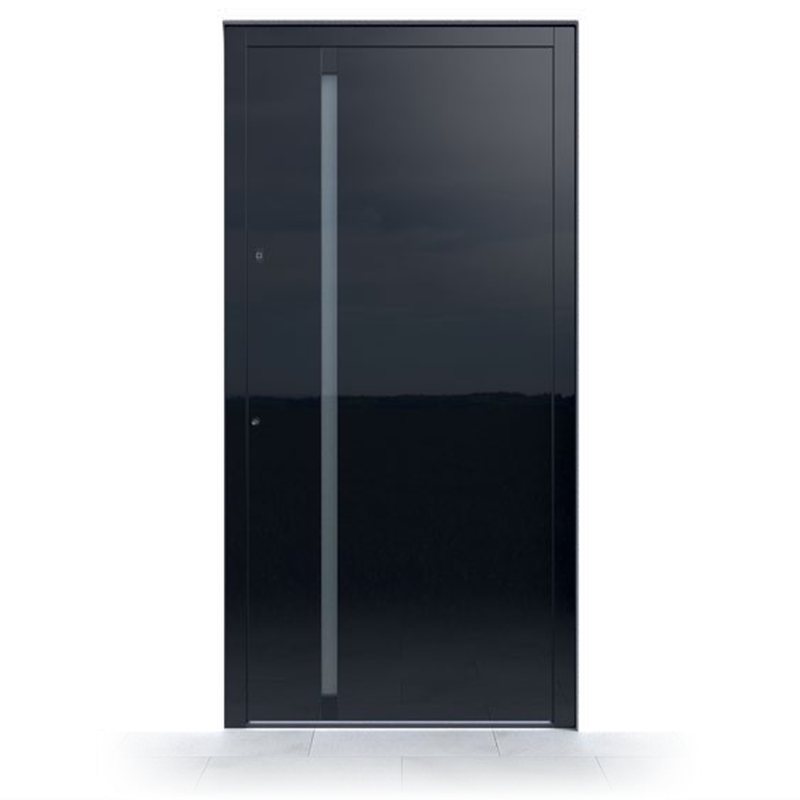 Ușă de intrare Pirnar Ultimum 624 GLASS, Sticlă decorativă Dark Grey