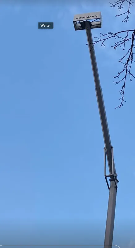 Ruthmann Hubbühne von ID-Licht im Einsatz