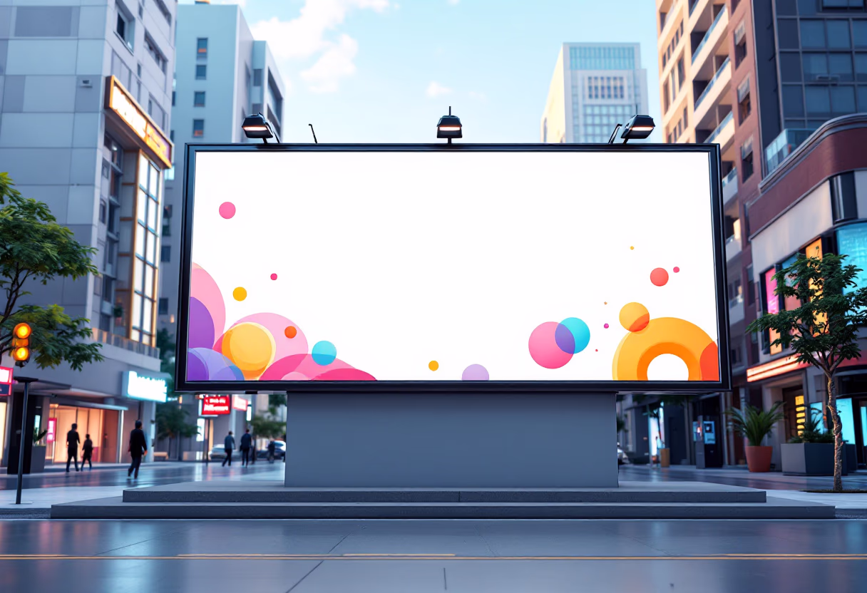 [digital project] animation sequence, showcased on a large digital billboard