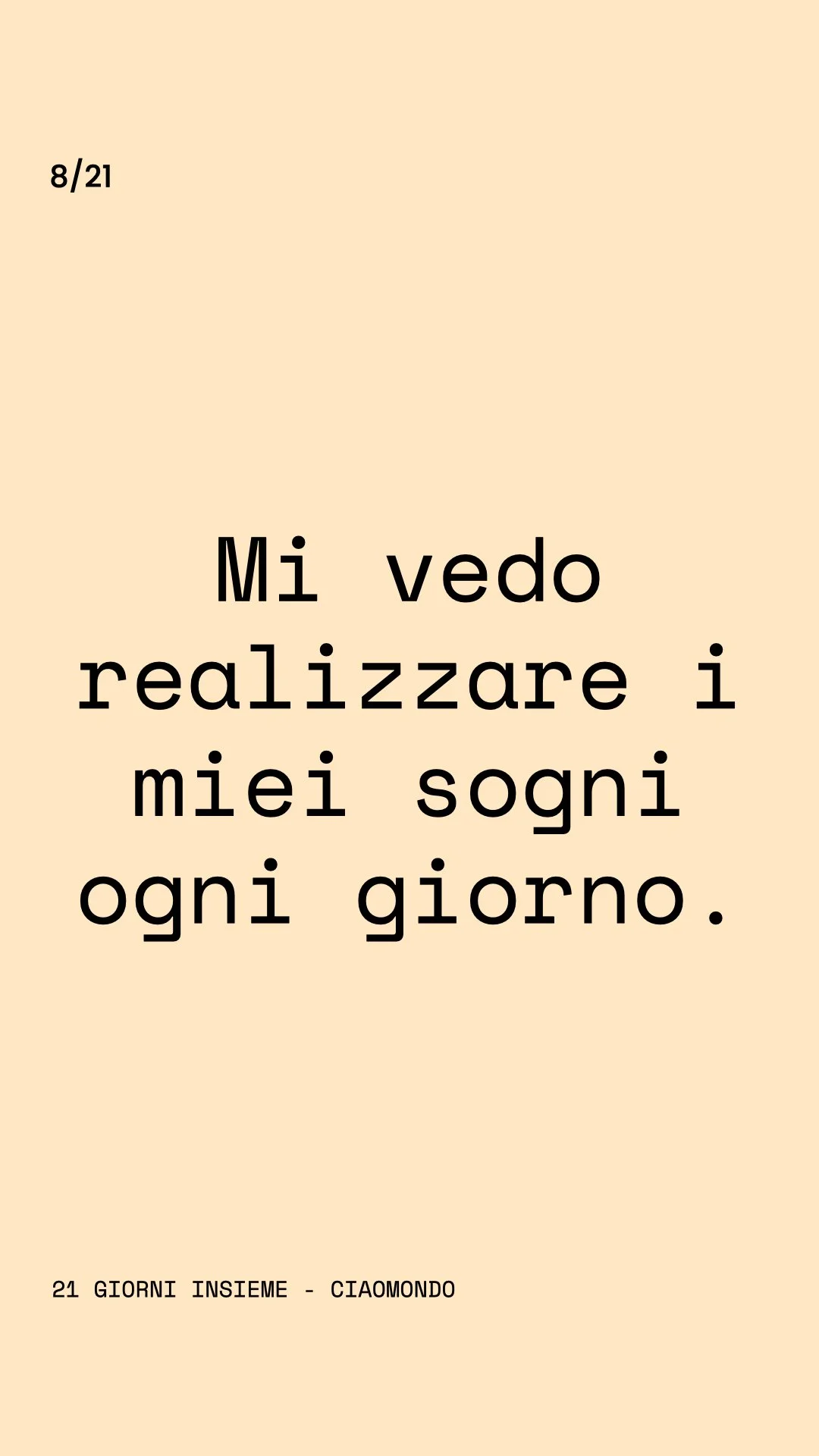 Giorno 8/21