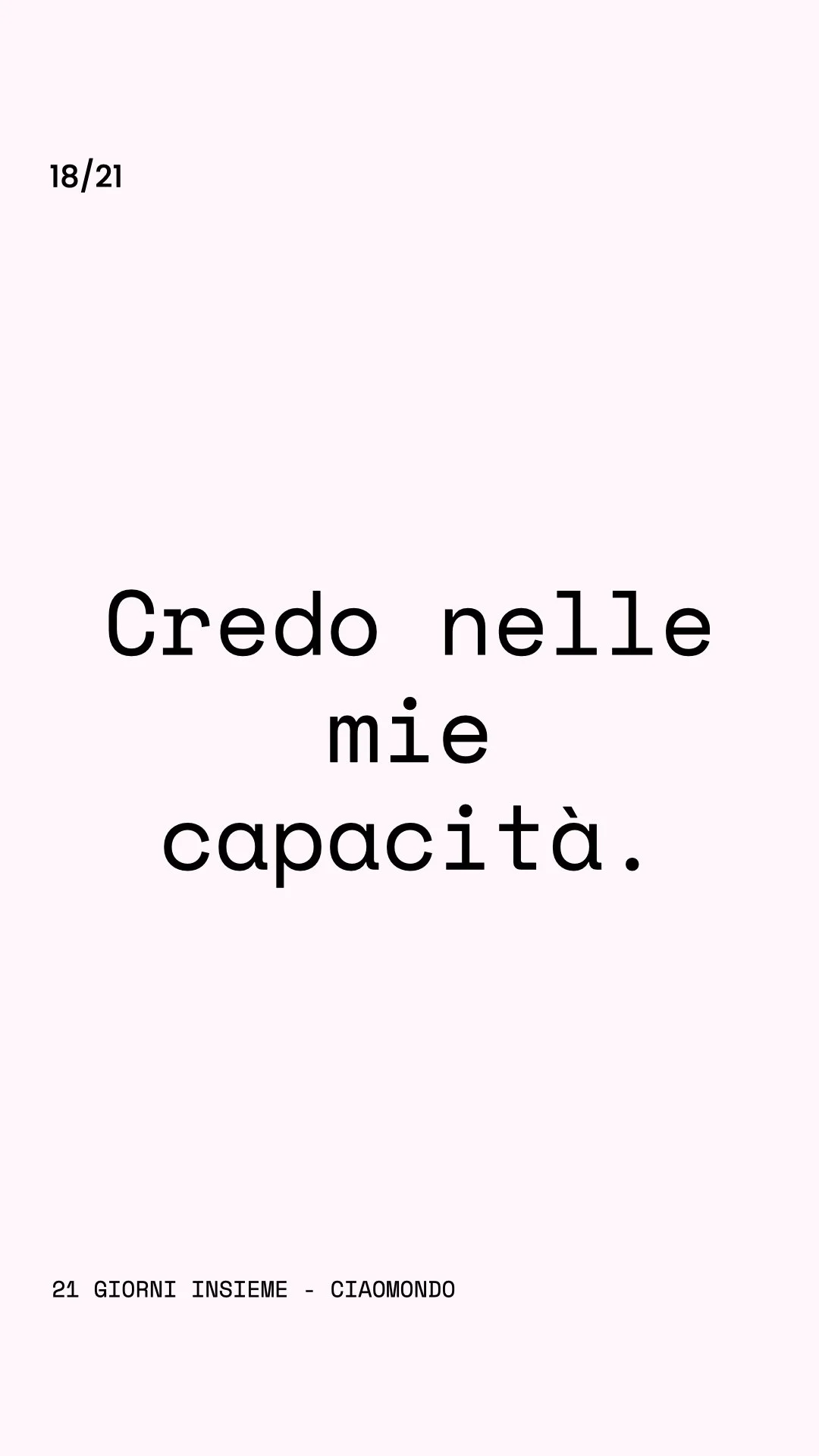 Giorno 18/21
