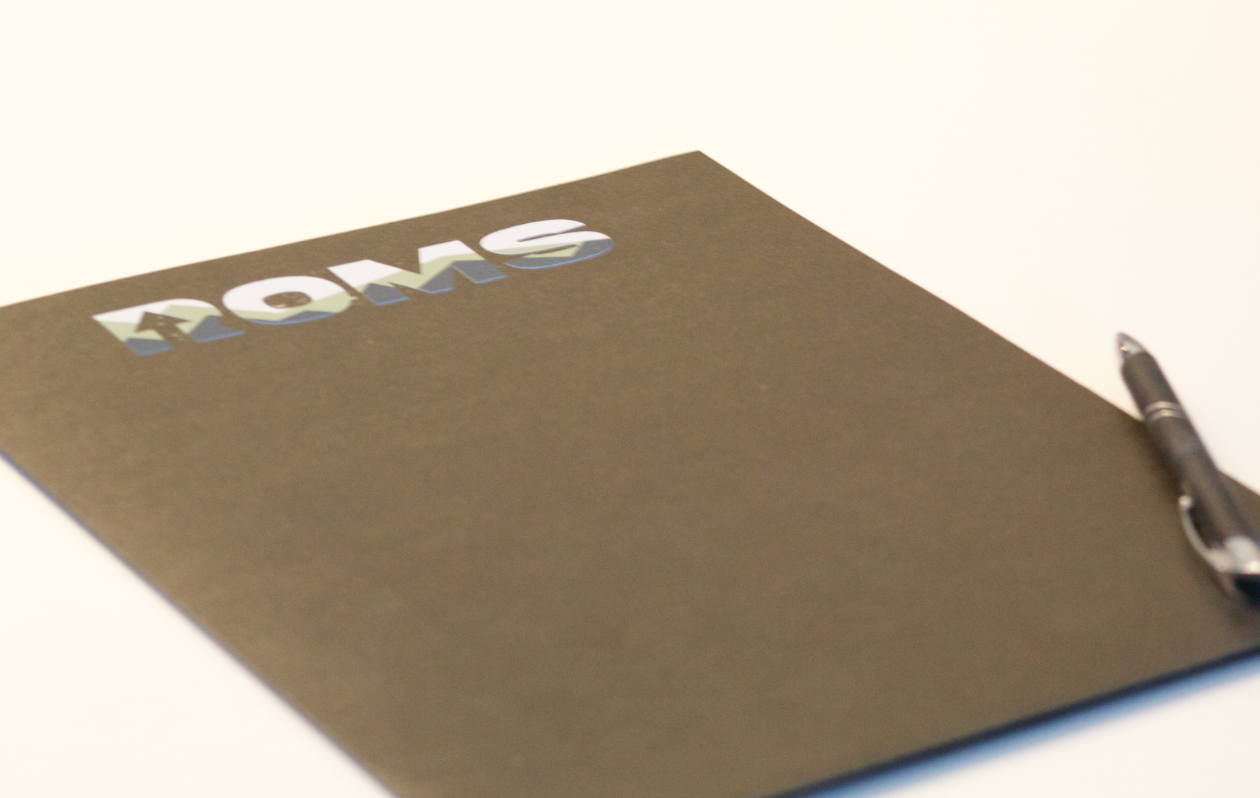 ROMS folder on a table
