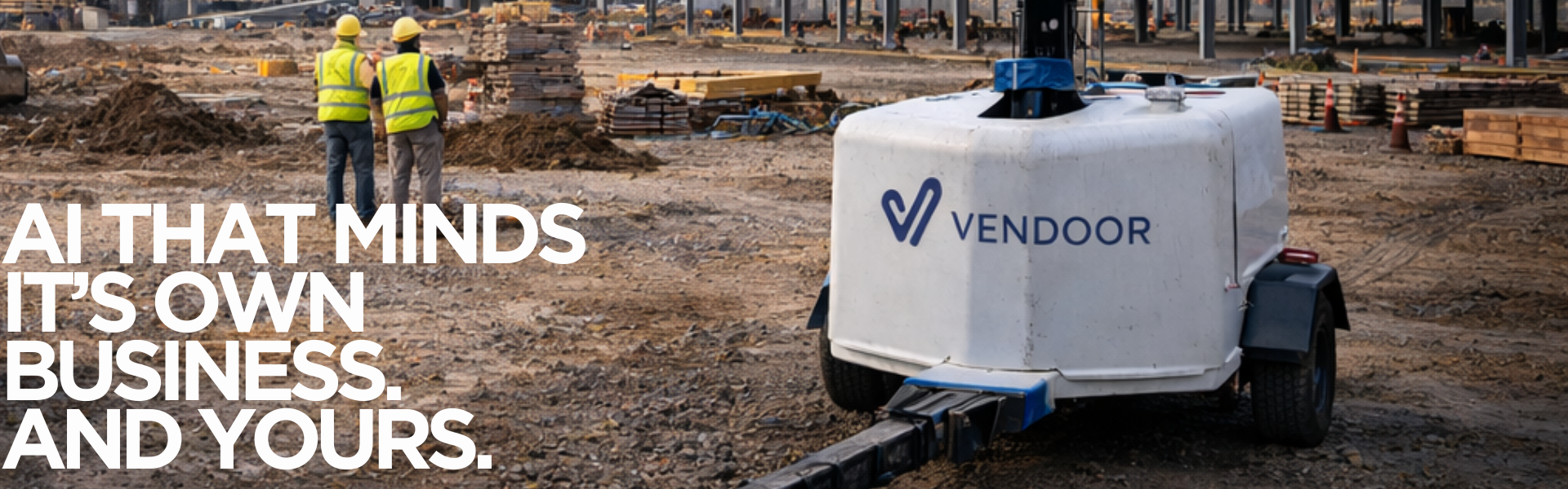 Vendoor Vision dashboard showing live camera feeds from construction jobsite