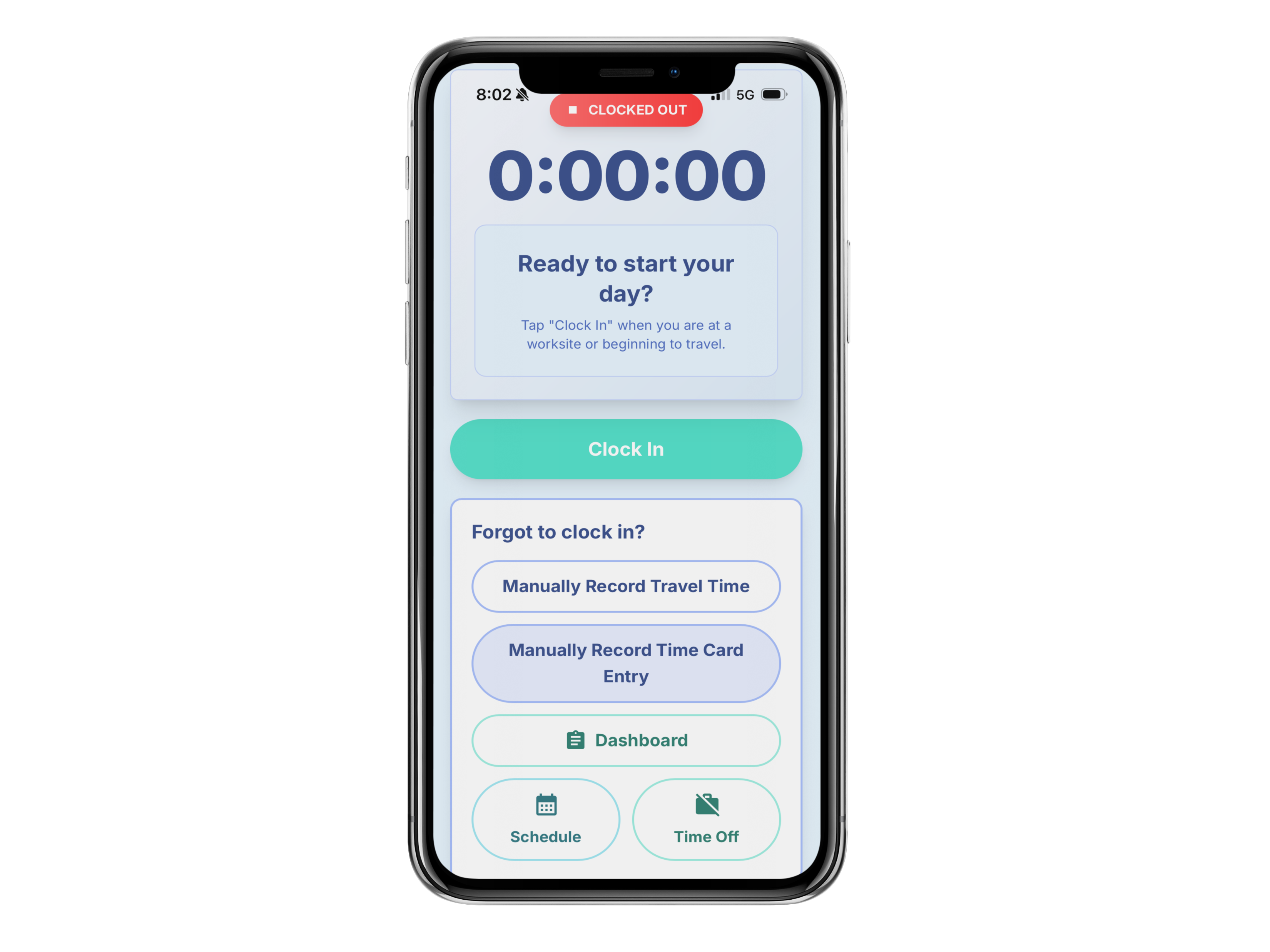 Vendoor Vantage mobile crew dashboard on iPhone