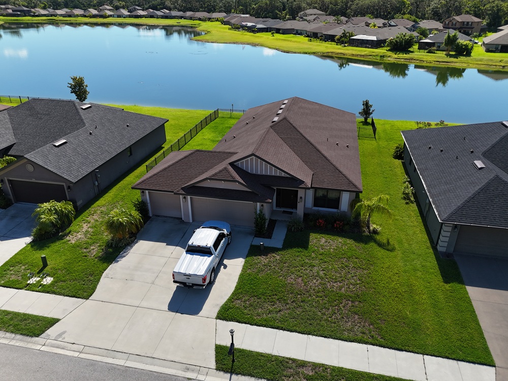 Drone photograph of House in Bradenton Florida