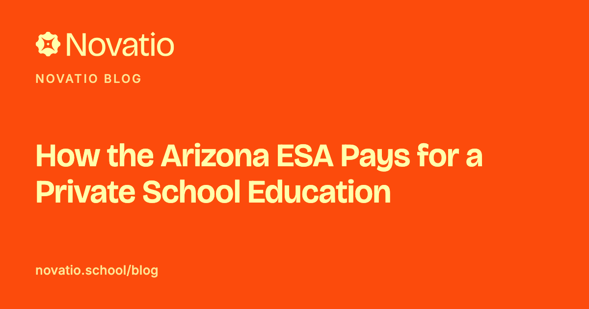 How the Arizona ESA Pays for a Private School Education