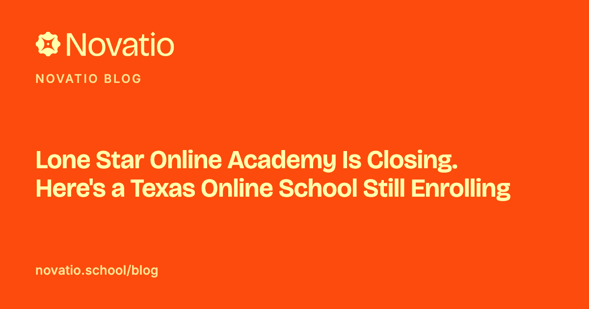 Lone Star Online Academy Is Closing. Here's a Texas Online School Still Enrolling