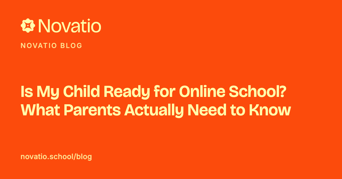 Is My Child Ready for Online School? What Parents Actually Need to Know