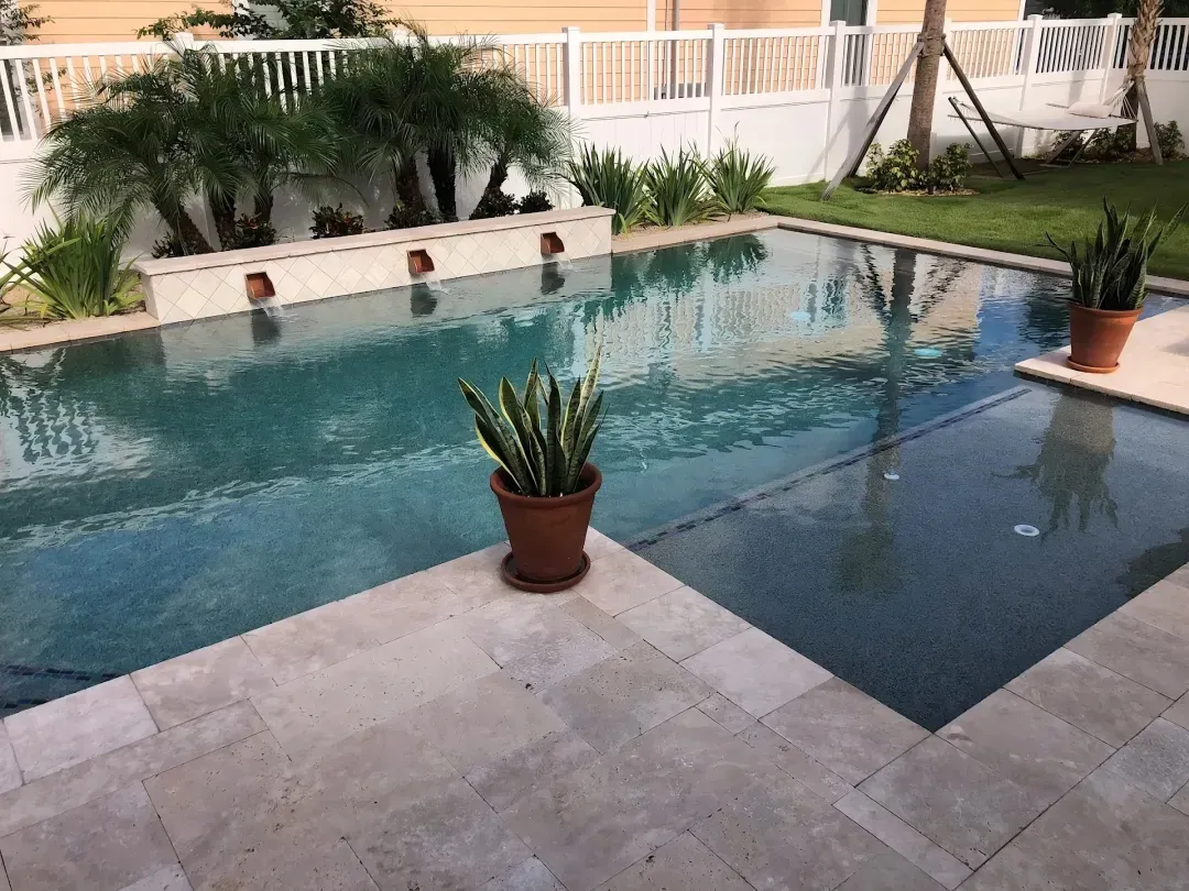 Bowles Custom Pools & Spas, Inc. residential pool project