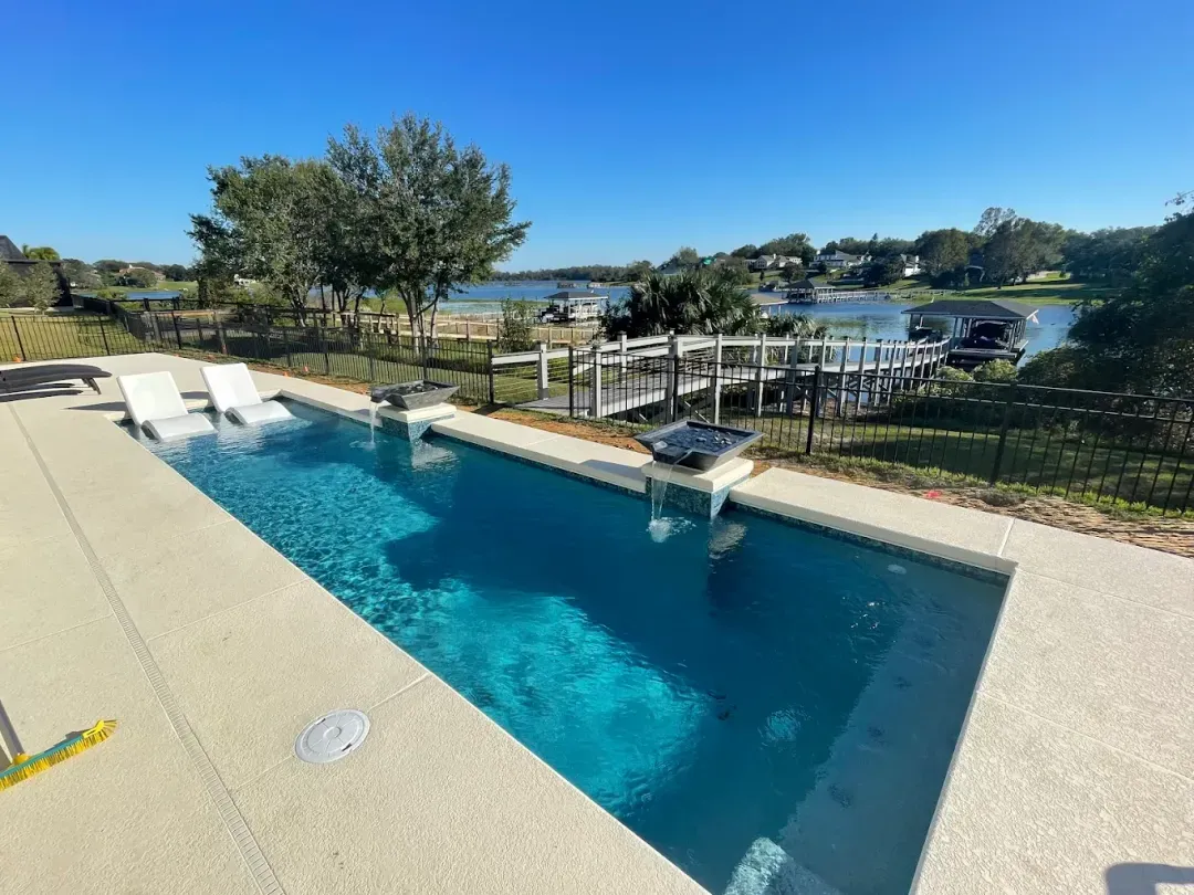 Bowles Custom Pools & Spas, Inc. custom pool project in Florida