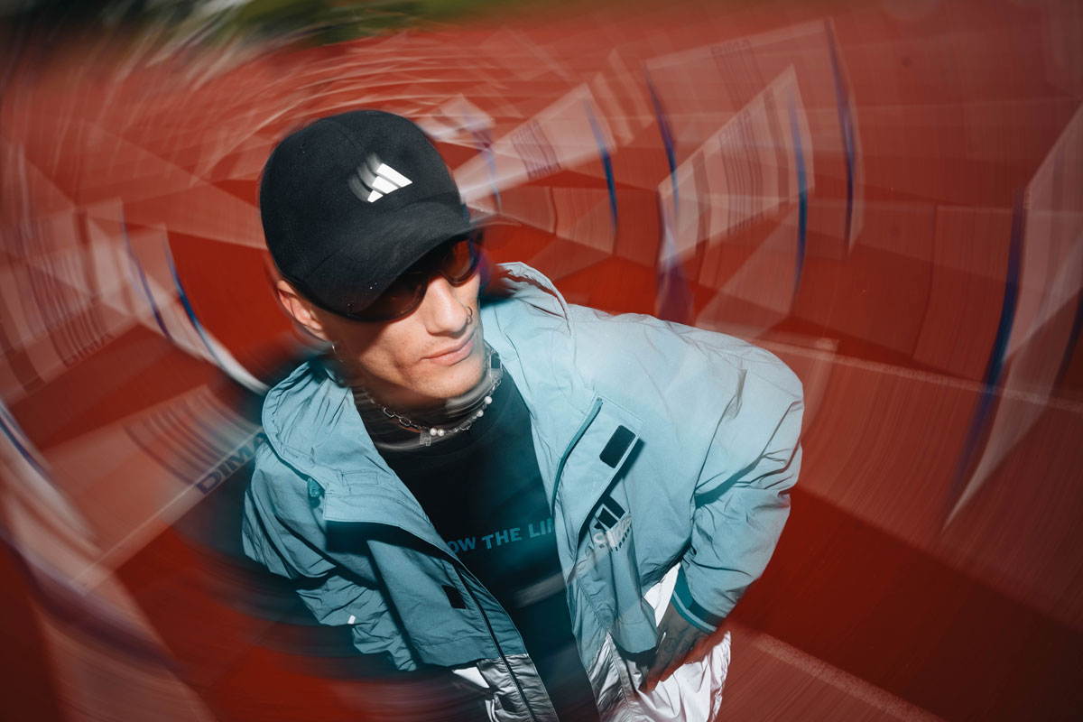 Photographie de Quentin Joly. Piste d'athlétisme.