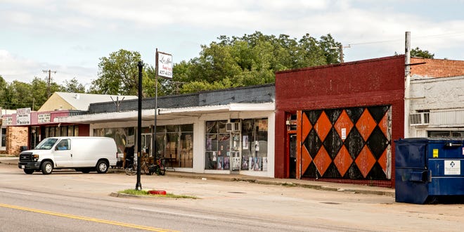 EastPoint's retail center, shown in this 2017 photo taken before redevelopment, was typical of the neglected storefronts that dot NE 23, the main commercial corridor for the predominantly African-American east side community.