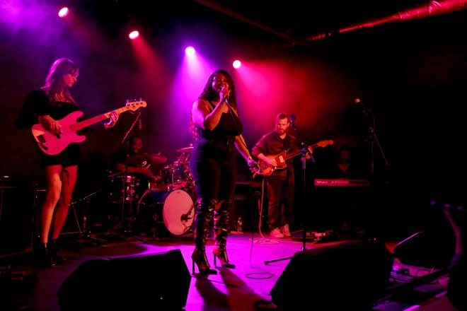 Nia Moné performs during the first concert at Beer City Music Hall in Oklahoma City Thursday, March 31, 2022.