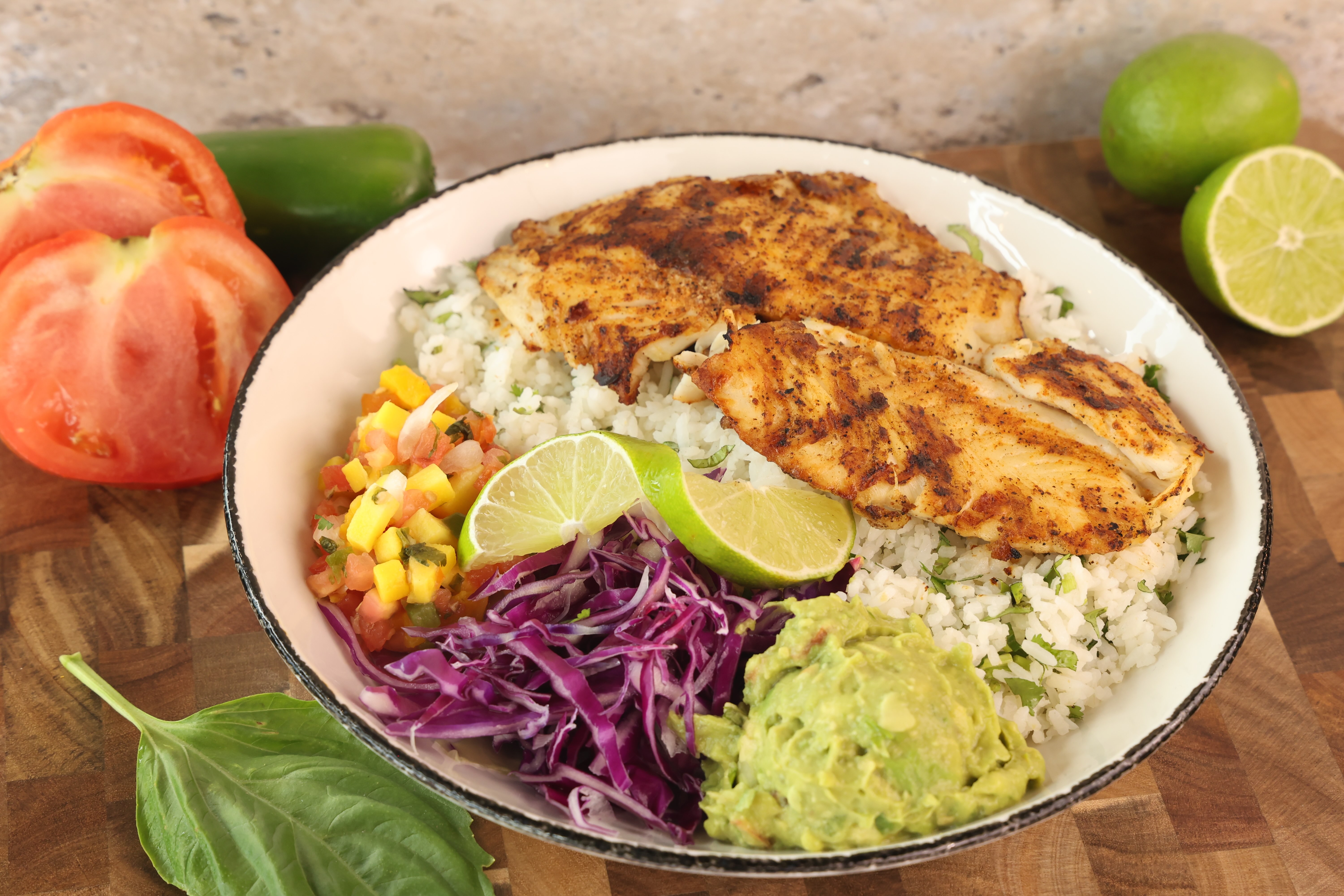 image of unique dish presentation (for a mexican restaurant)