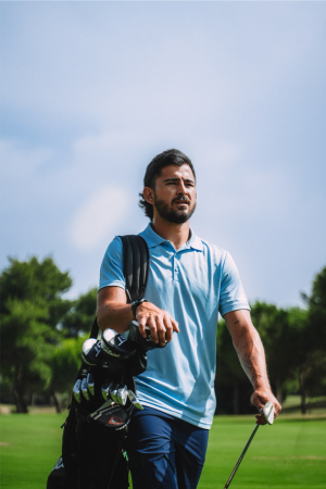 Martin Doan, ancien rugbyman reconverti dans le golf