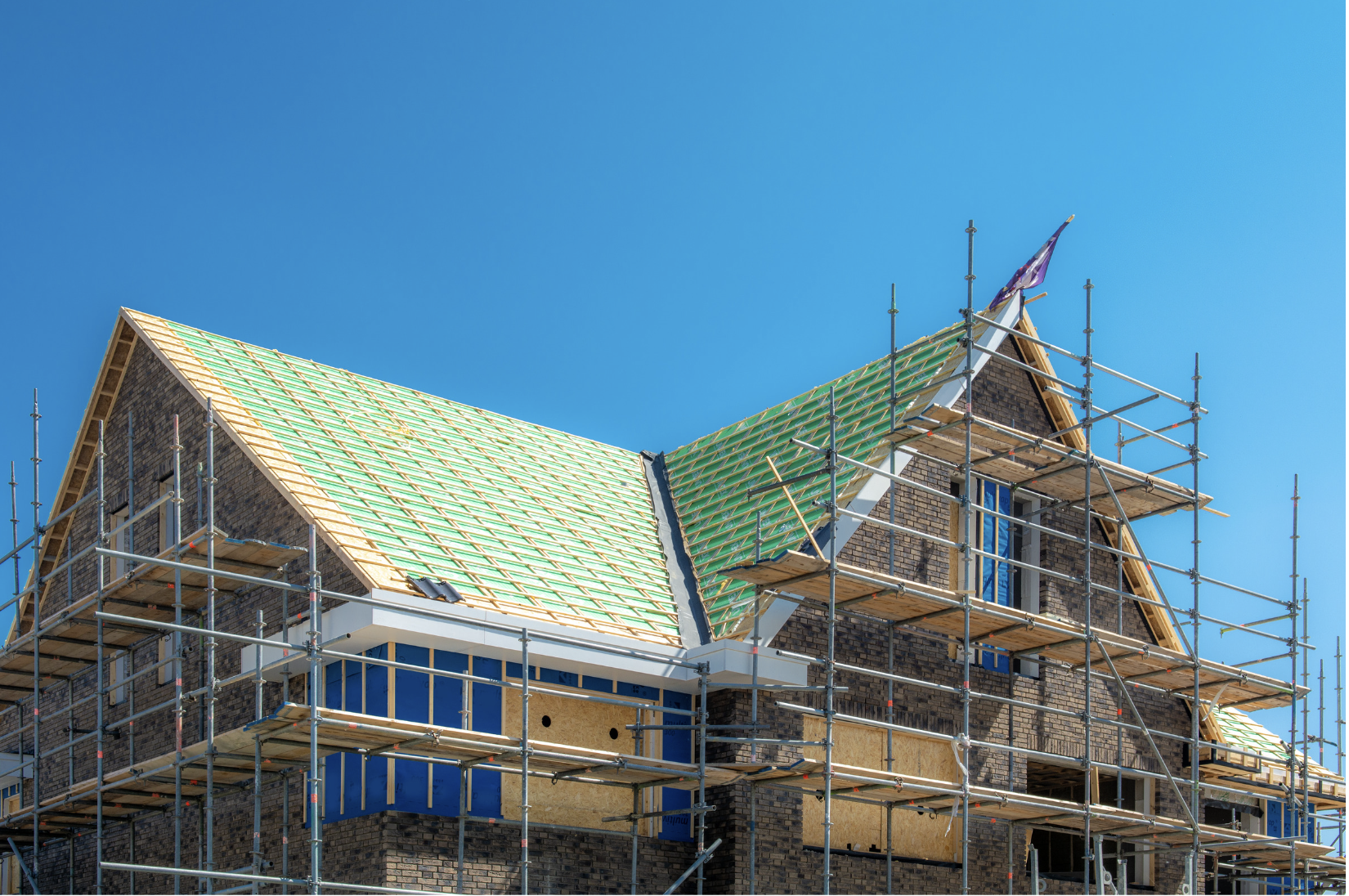 Home construction, A-line roof