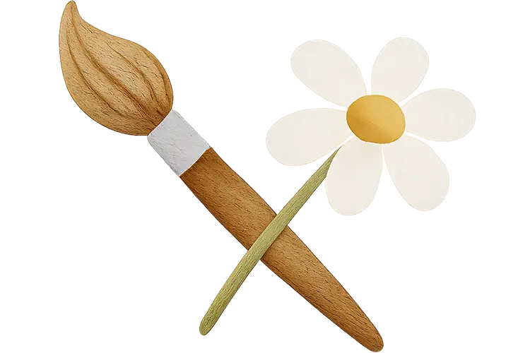 Schritt 3 - Kreativ werden: Kinder basteln mit Naturmaterialien und entdecken den Hof spielerisch