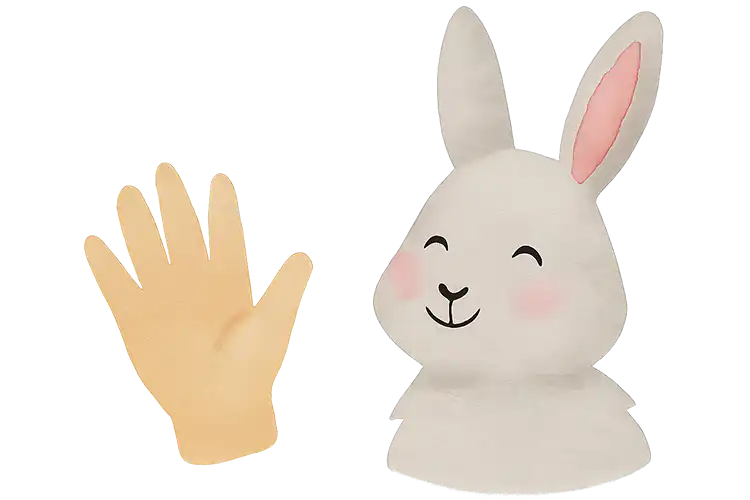 Schritt 4 - Bis zum nächsten Mal: Glückliches Kind geht mit schönen Erinnerungen nach Hause