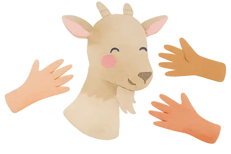 Schritt 2 - Erste Tierbegegnungen: Kinder nähern sich den Tieren behutsam in eigenem Tempo