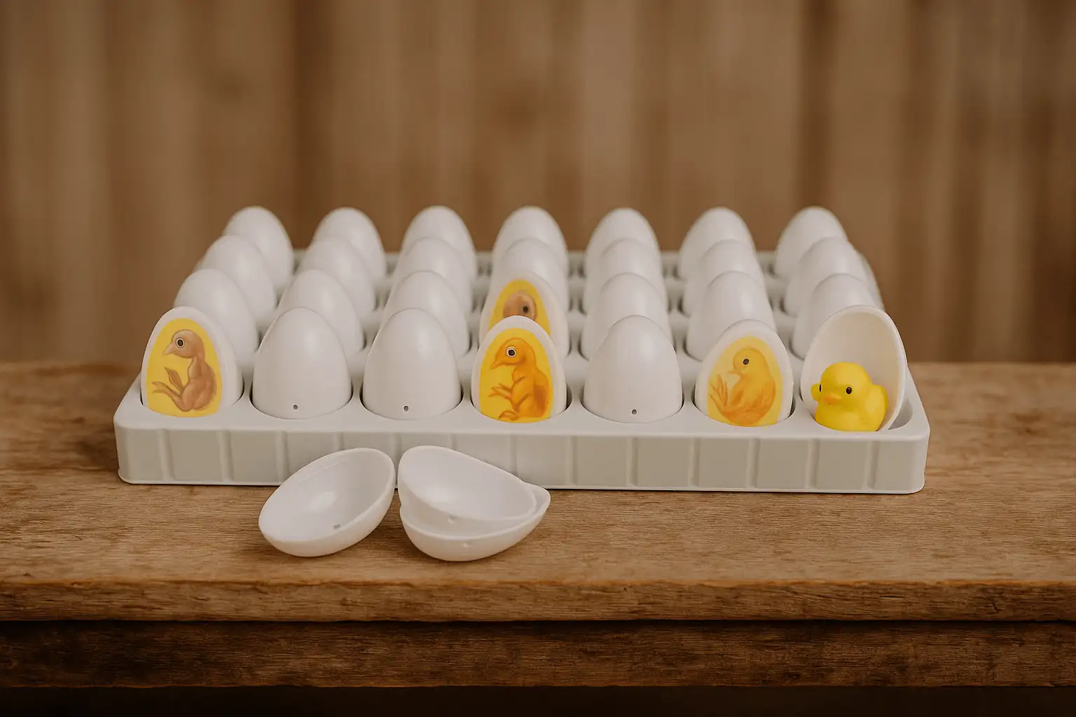 Lebenszyklus vom Ei zum Huhn - Anschauungsmodelle der Entwicklung vom Ei zum Küken