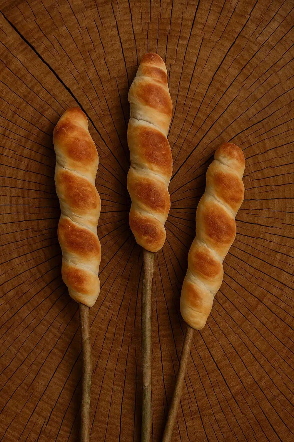 Stockbrot am Lagerfeuer - Gemeinsam Brot über dem Feuer backen