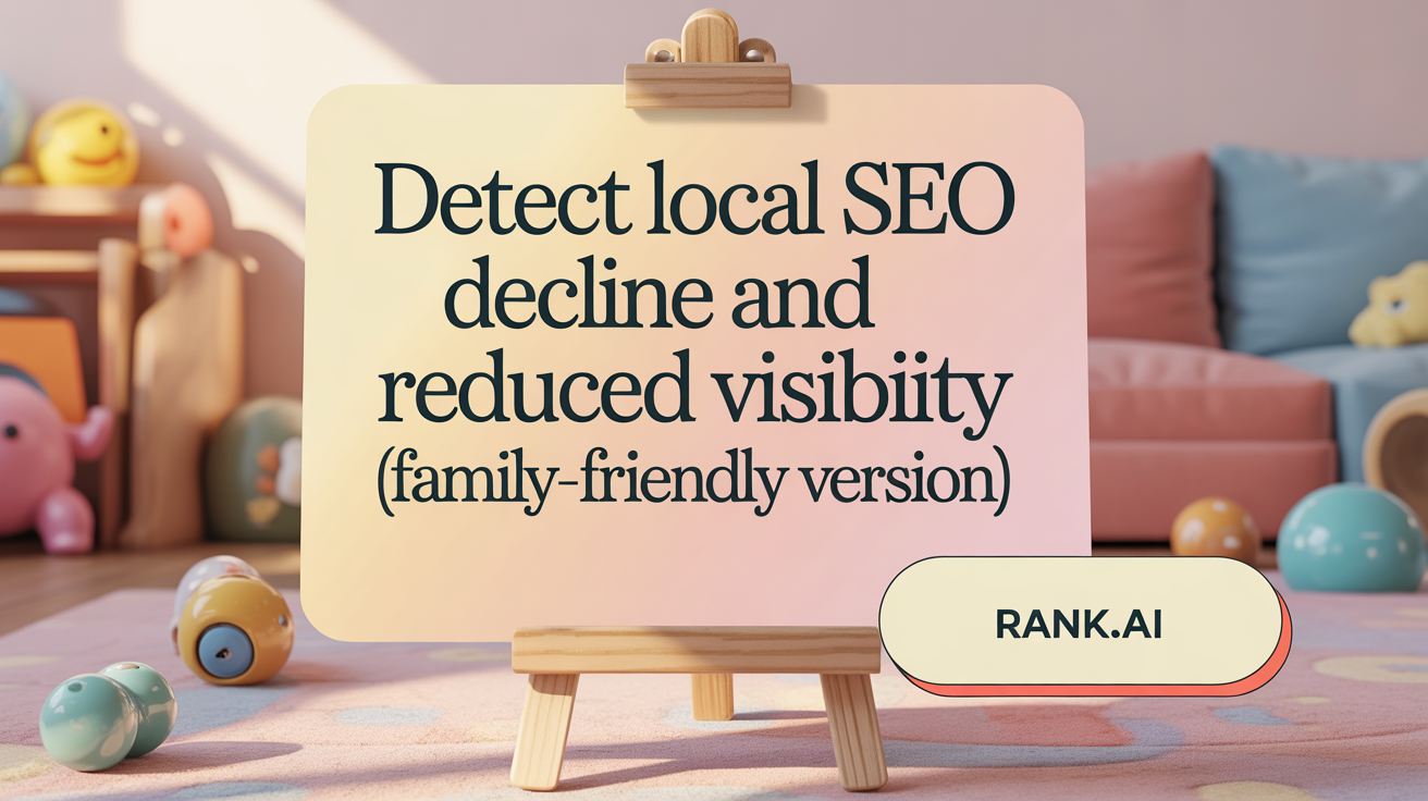 Detect Local SEO Decline and Reduced Visibility