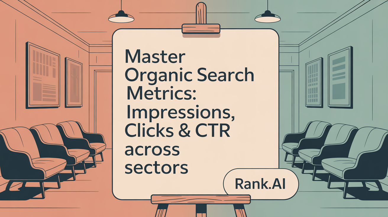 Master Organic Search Metrics: Impressions, Clicks &amp; CTR Across Sectors