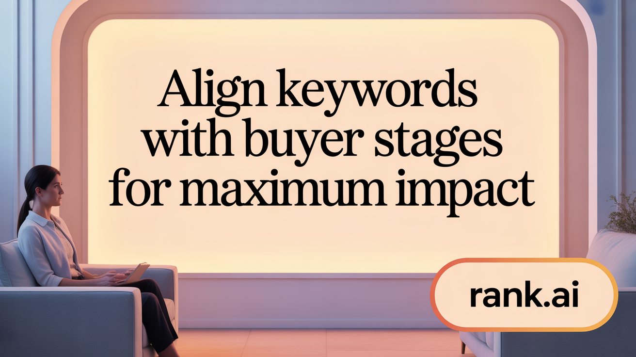 Align Keywords with Buyer Stages for Maximum Impact