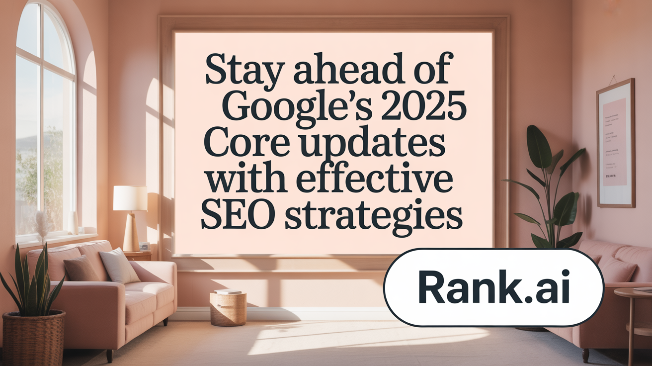 Stay Ahead of Google's 2025 Core Updates with Best SEO Practices