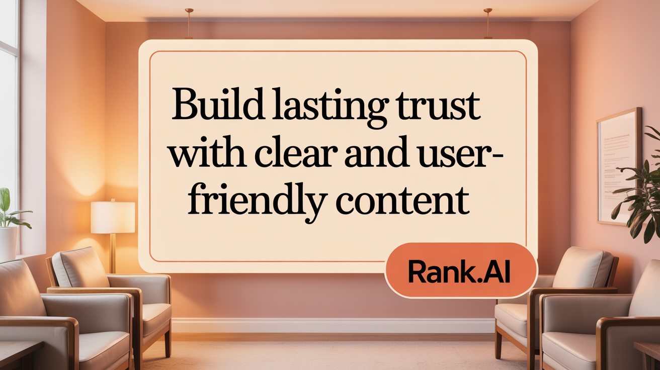 Build Lasting Trust with Transparent and User-Focused Content