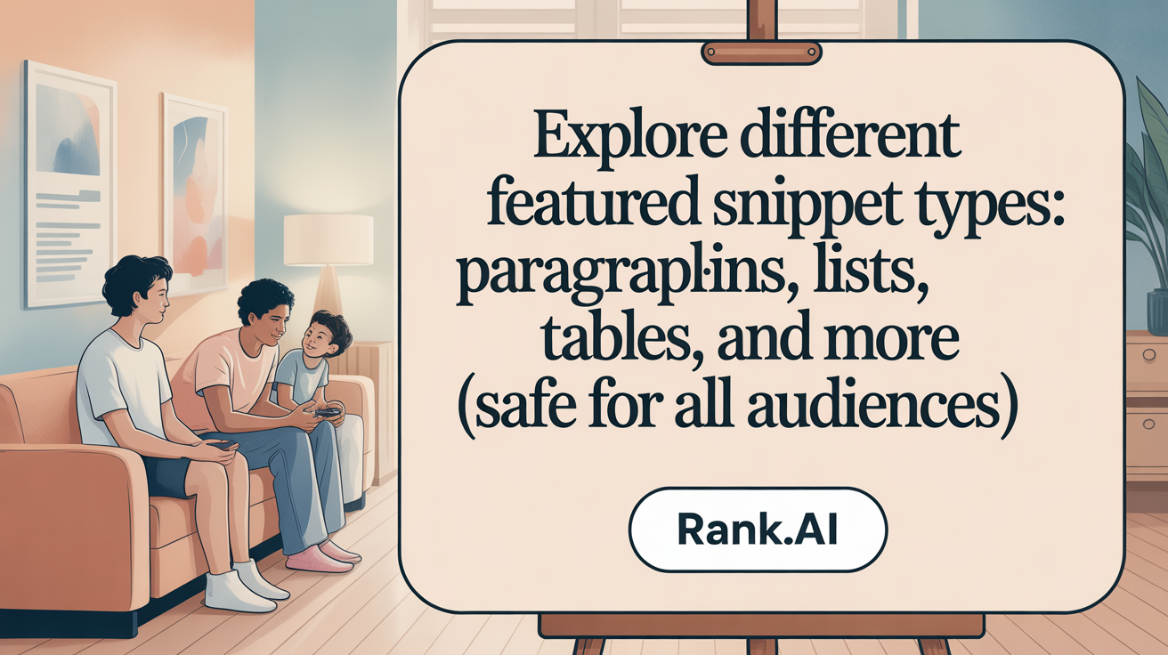 Explore Different Featured Snippet Types: Paragraphs, Lists, Tables, and More