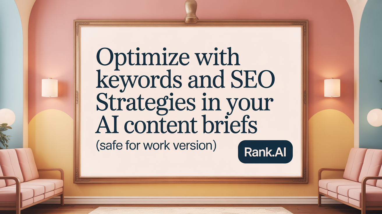 Optimize with Keywords and SEO Strategies in Your AI Content Briefs