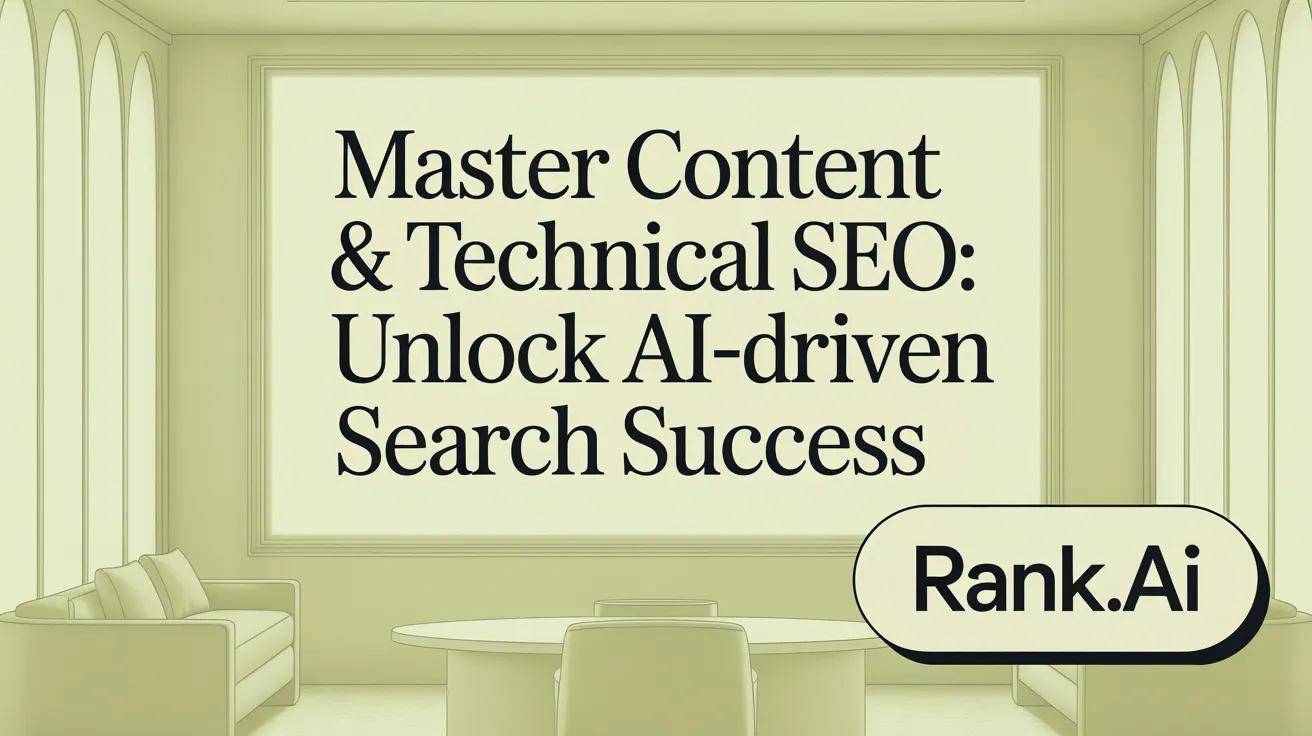 Master Content & Technical SEO: Unlock AI-Driven Search Success