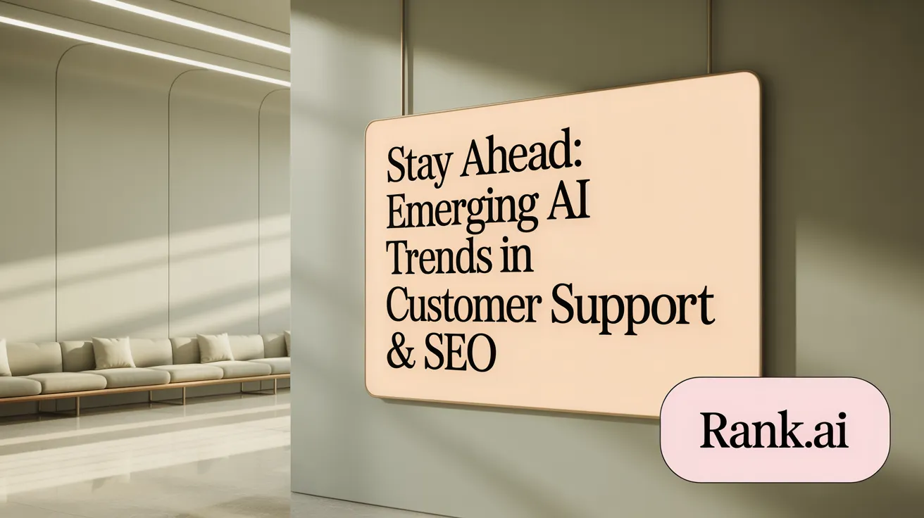 Stay Ahead: Emerging AI Trends in Customer Support & SEO