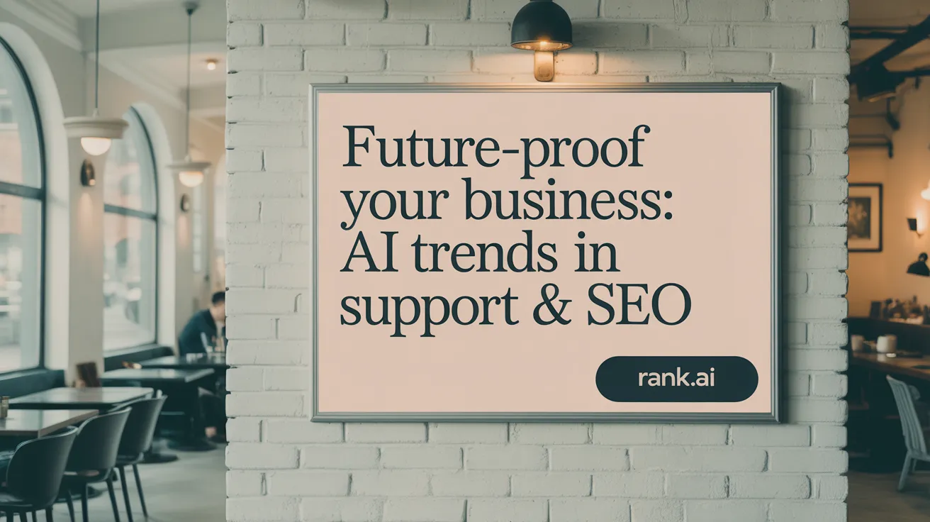 Future-Proof Your Business: AI Trends in Customer Support & SEO