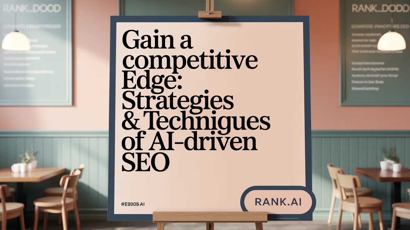 Gain a Competitive Edge: Strategies & Techniques of AI-Driven SEO
