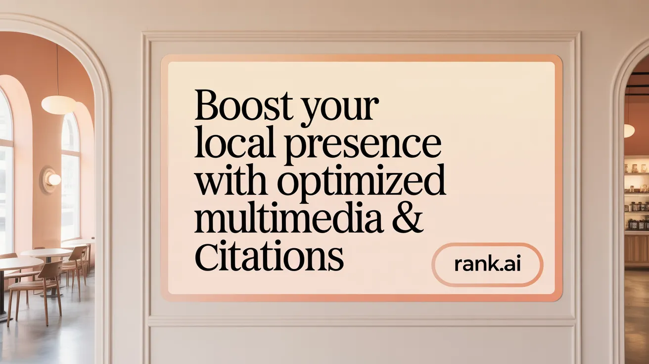 Boost Your Local Presence with Optimized Multimedia & Citations