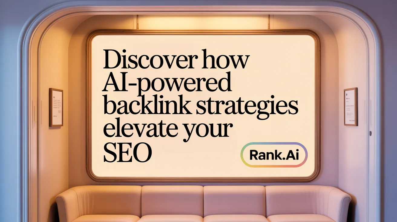 Discover How AI-Powered Backlink Strategies Elevate Your SEO