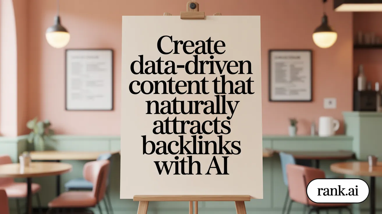 Create Data-Driven Content That Naturally Attracts Backlinks with AI