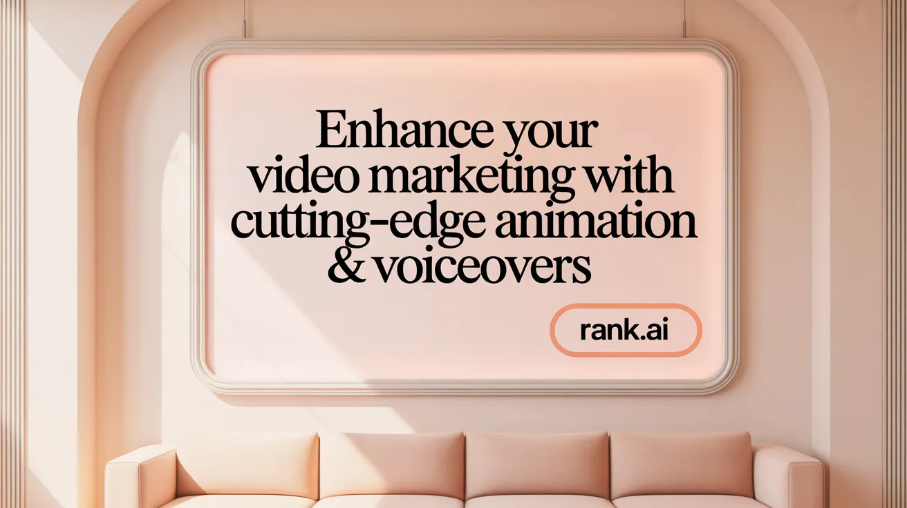 Enhance Your Video Marketing with Cutting-Edge Animation & Voiceovers