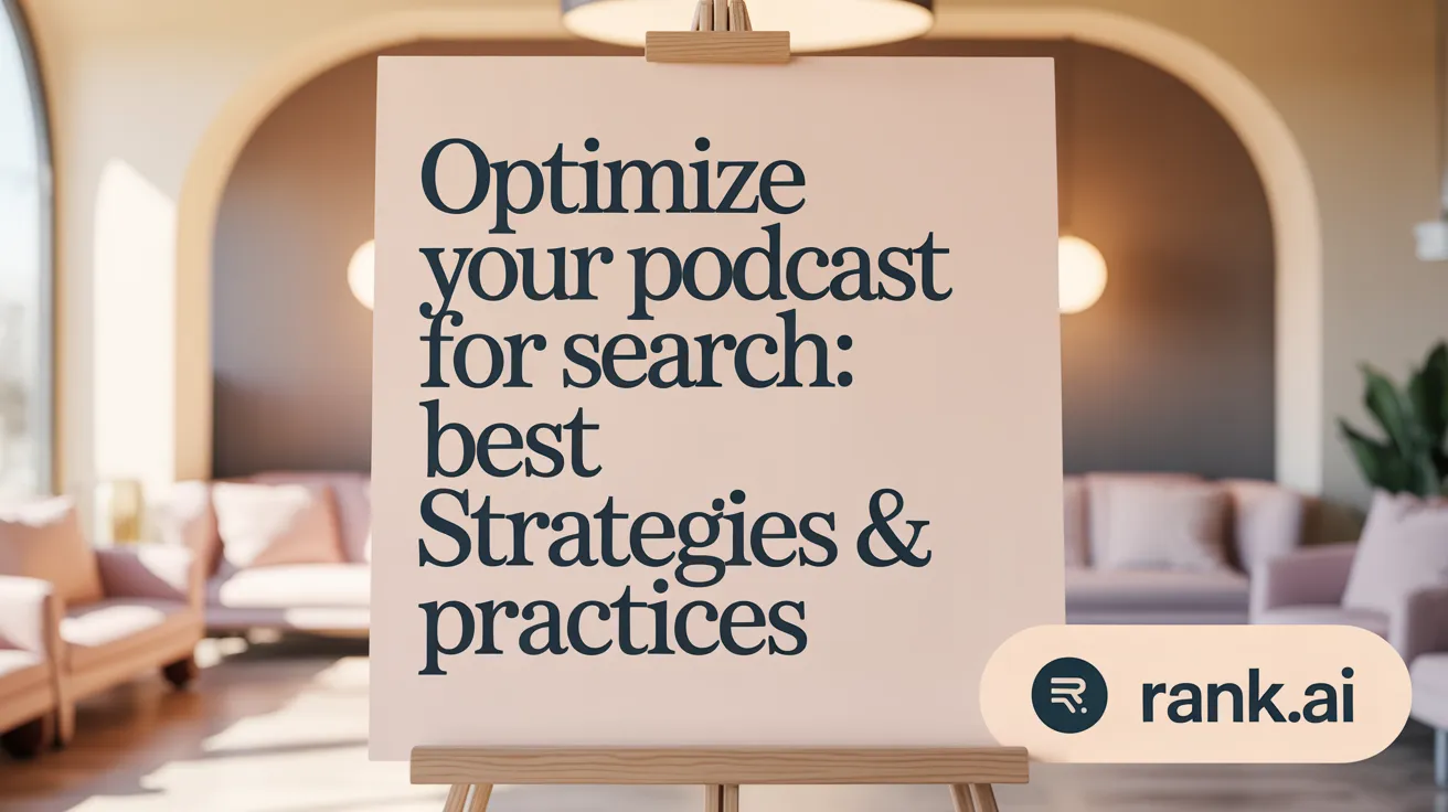 Optimize Your Podcast for Search: Best Strategies & Practices